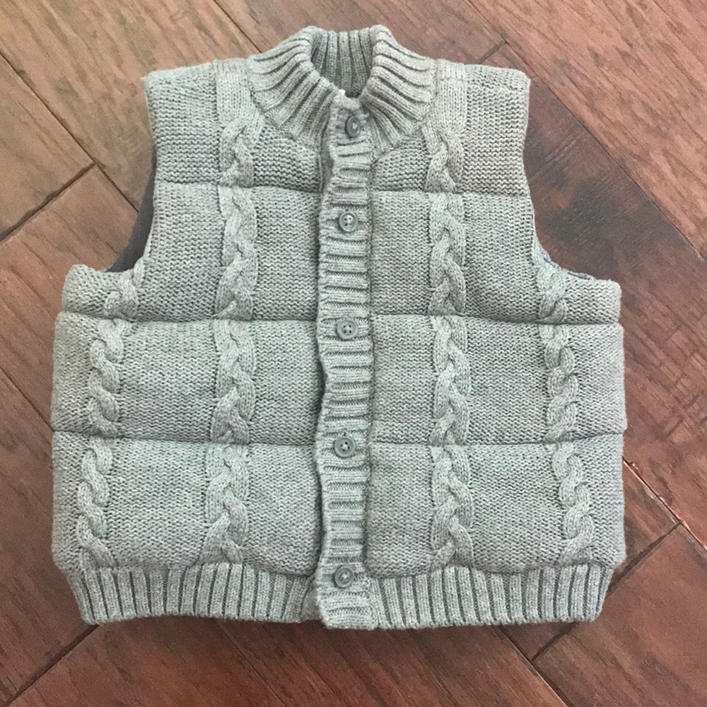 Janie and Jack sweater vest! Size 12-18months